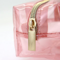 Popular Custom Cheap Promotional Gift Premium Bag Logo Printing Pink PVC Cosmetic Bag